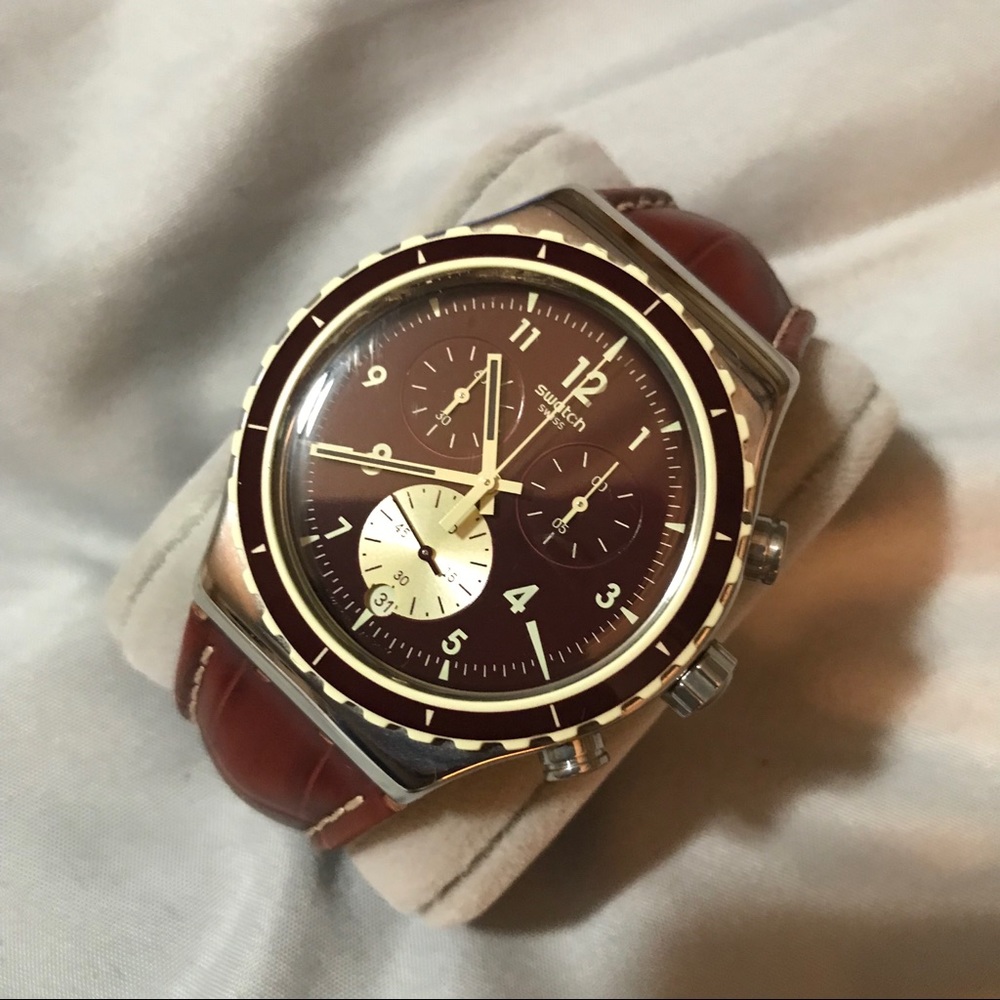 RARE SWATCH IRONY CHRONO "DESTINATION PARIS" WATCH